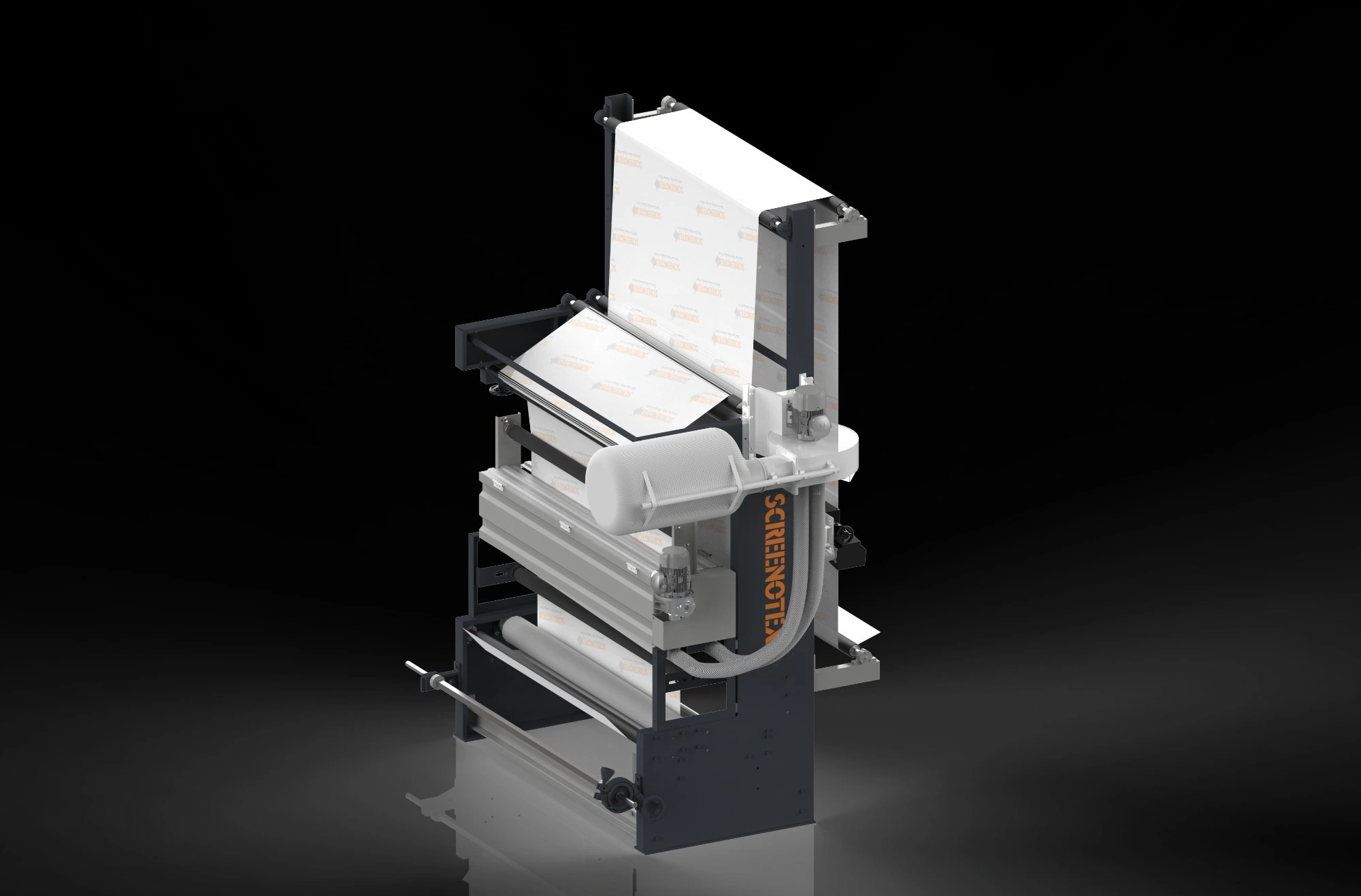 Screenotex Brushing Cleaning Unit — Side View