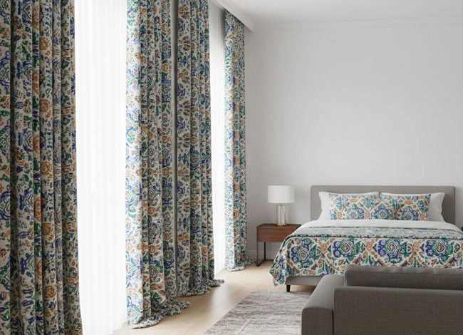 Home textile wide width fabric printing